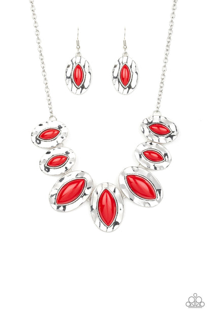 Terra Color Red Necklace - Paparazzi Accessories