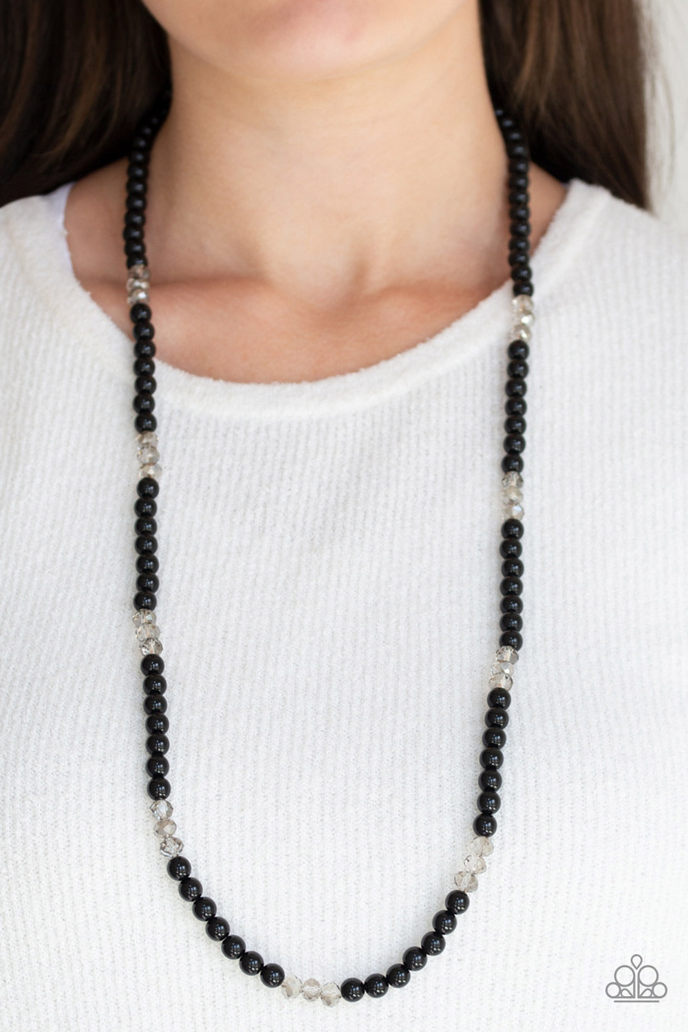Girls Have More FUNDS Black Necklace - Paparazzi Accessories