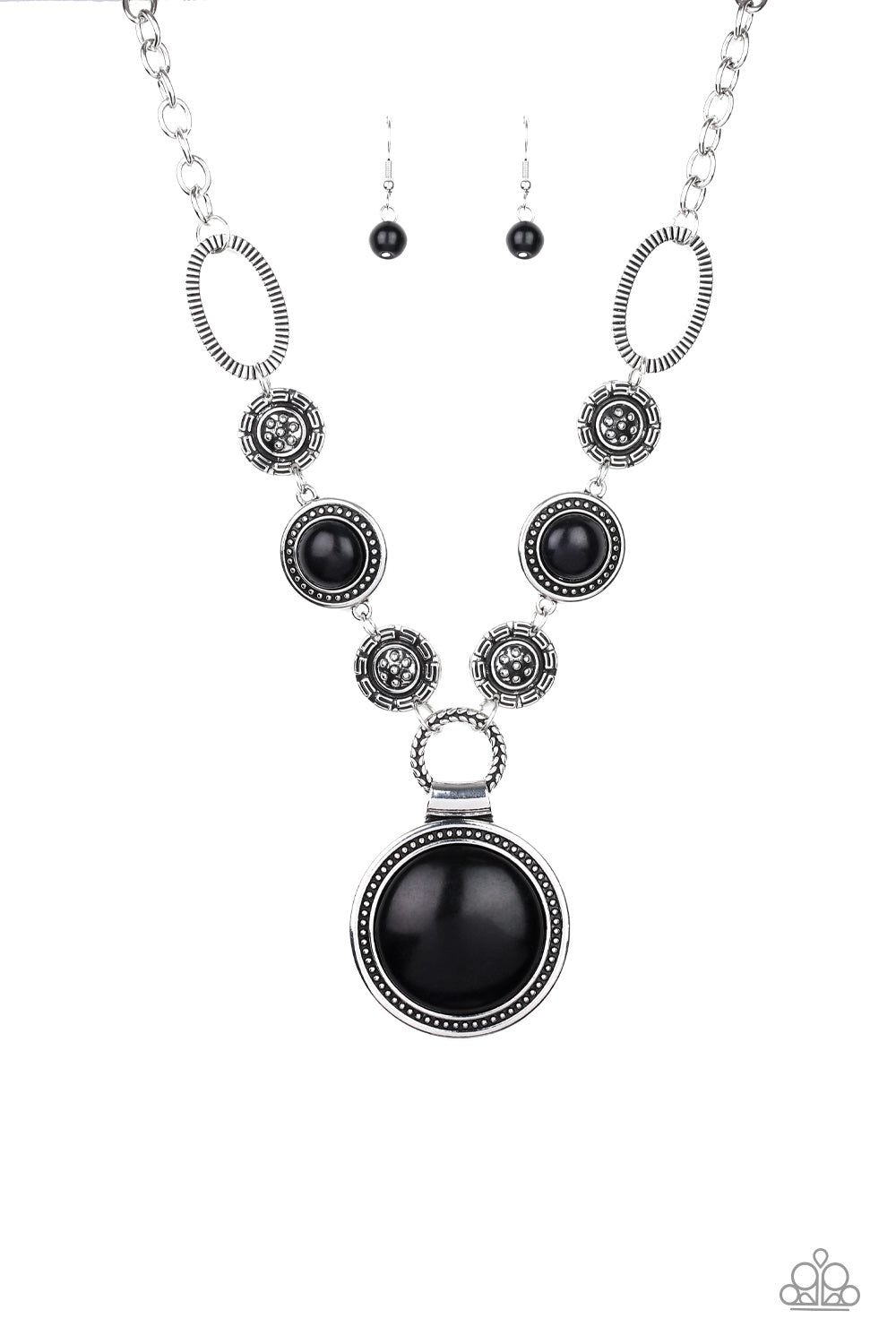 Sedona Drama Black Necklace - Paparazzi Accessories
