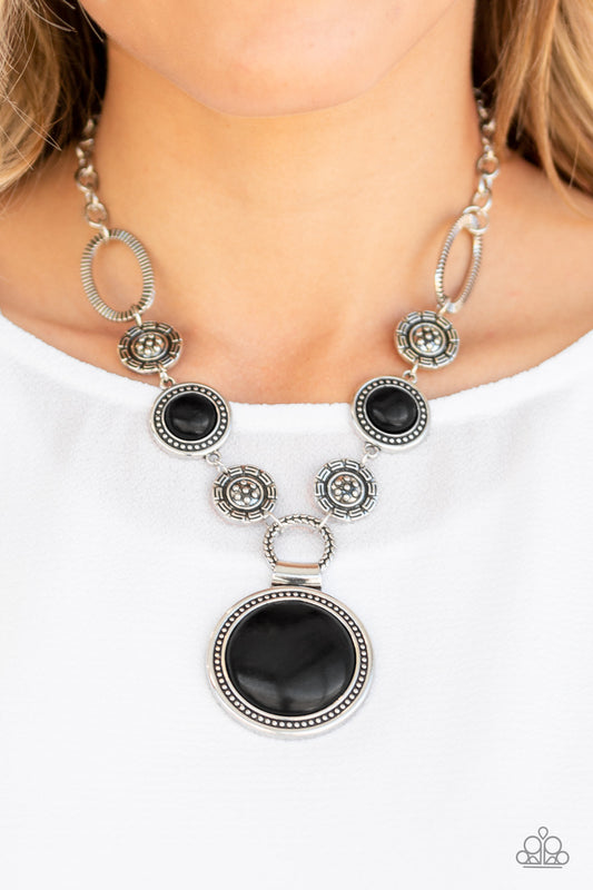 Sedona Drama Black Necklace - Paparazzi Accessories