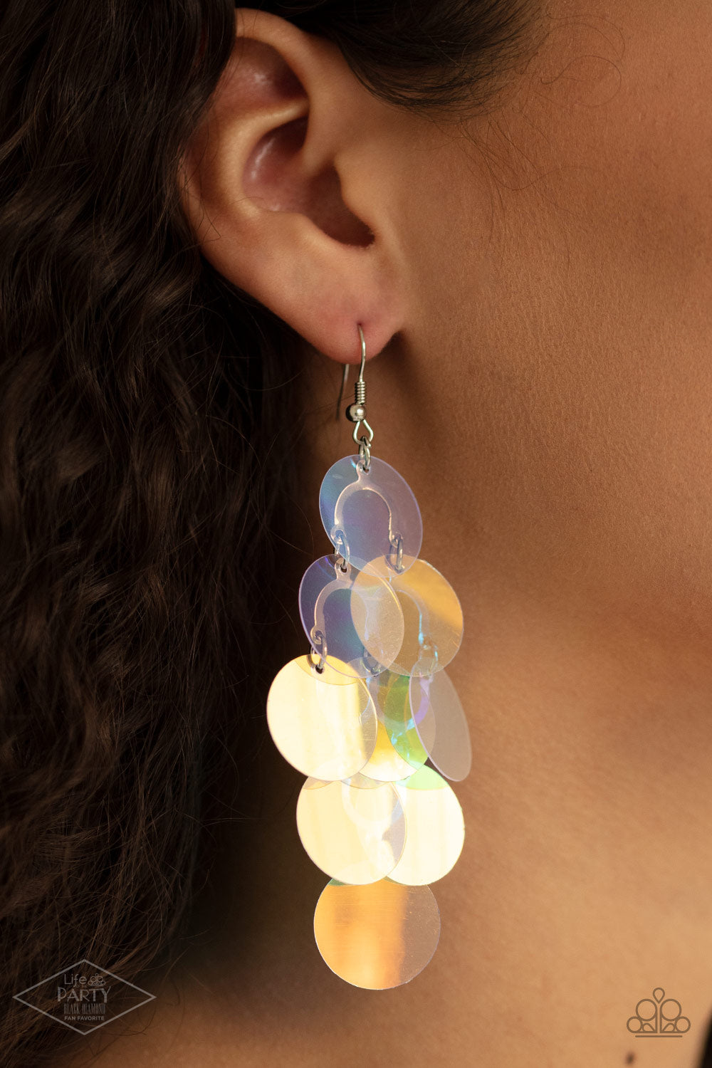 Mermaid Shimmer Multi Earring - Paparazzi Accessories