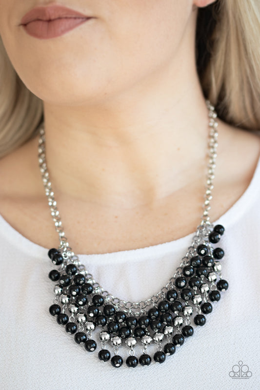 Jubilant Jingle Black Necklace - Paparazzi Accessories