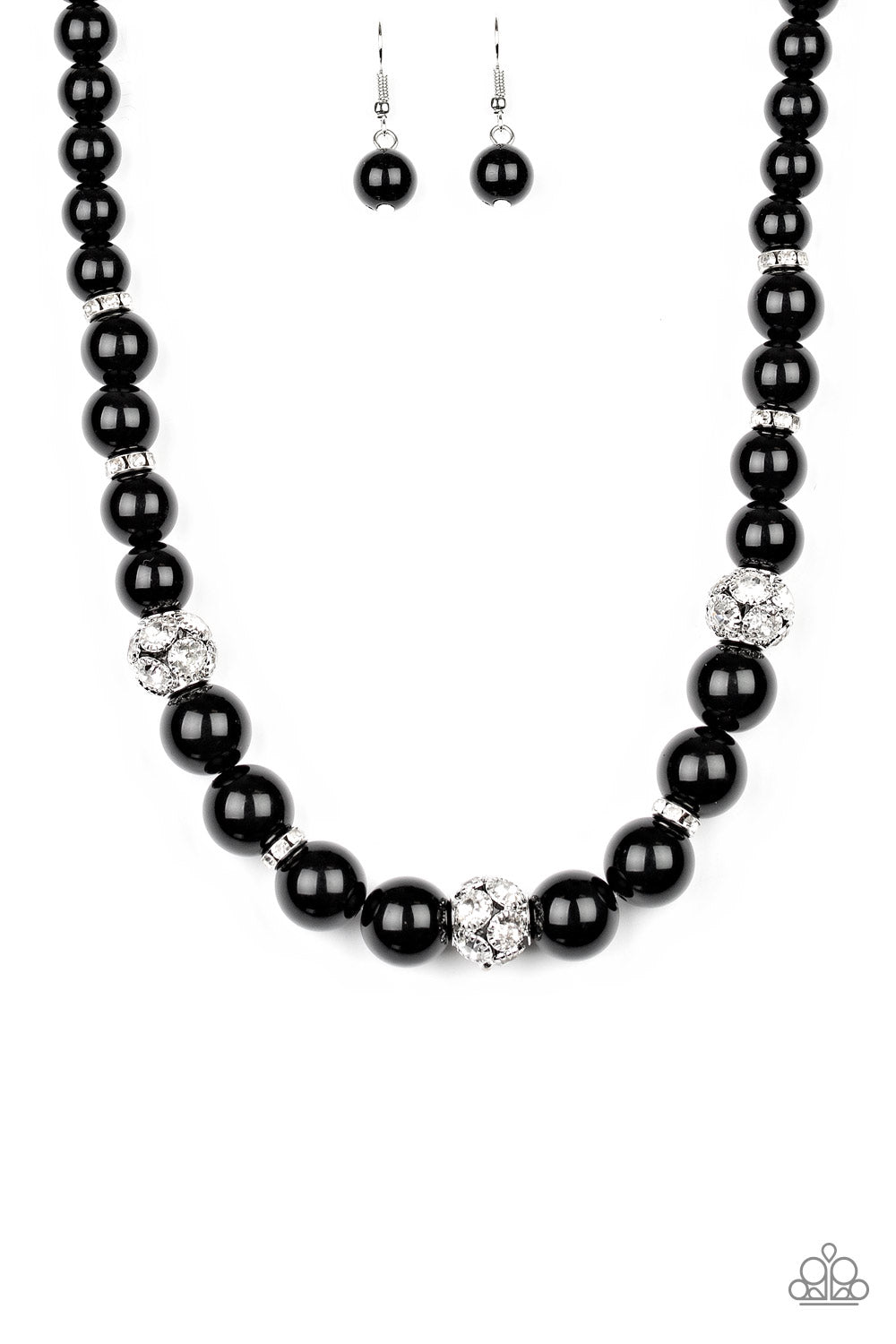 Rich Girl Refinement Black Necklace - Paparazzi Accessories
