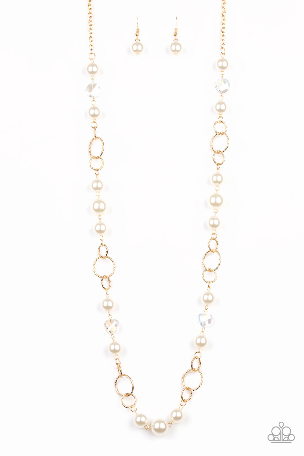 Prized Pearls Gold Necklace - Paparazzi Accessories
