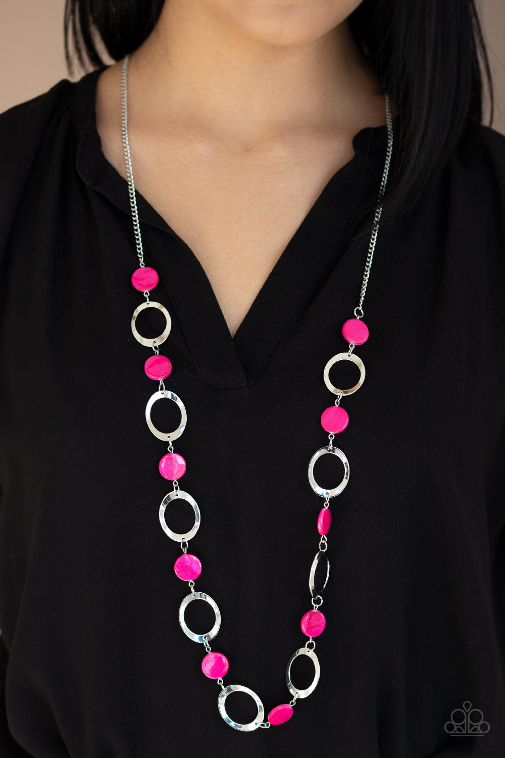 SHELL Your Soul Pink Necklace - Paparazzi Accessories