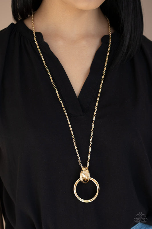 Innovated Idol Gold Necklace - Paparazzi Accessories
