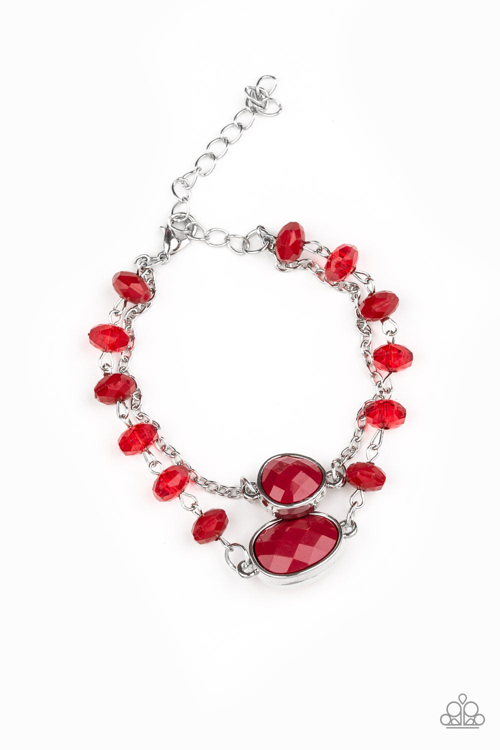 Crowd Pleaser Red Bracelet - Paparazzi Accessories
