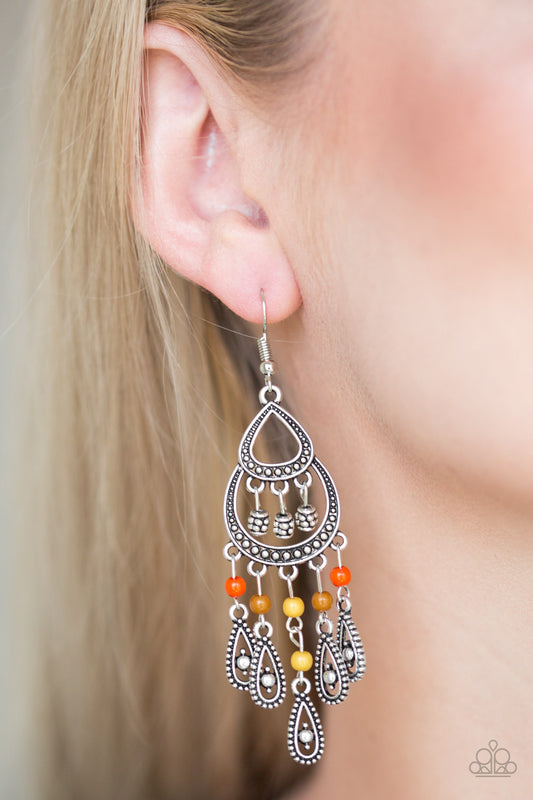 Eastern Excursion Multi Earring - Paparazzi Accessories