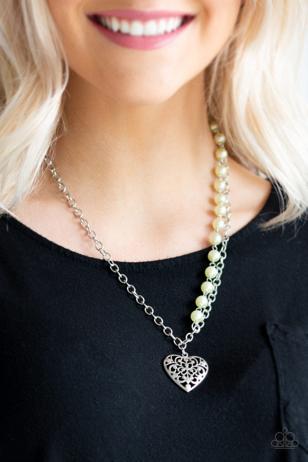 Forever In My Heart Yellow Necklace - Paparazzi Accessories