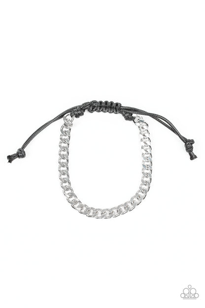 Hurrah Silver Urban Bracelet - Paparazzi Accessories