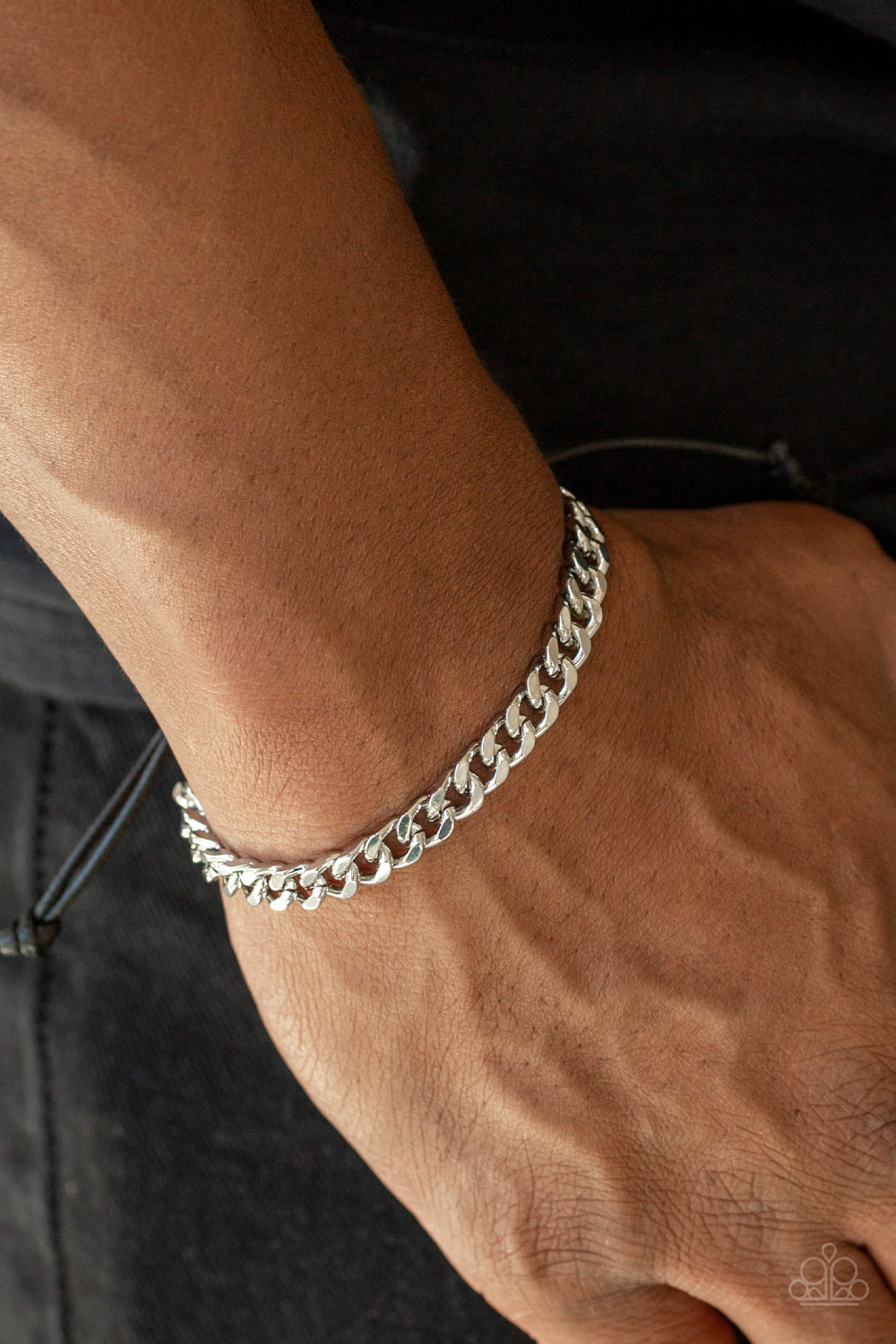 Hurrah Silver Urban Bracelet - Paparazzi Accessories