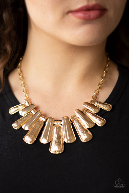 MANE Up Gold Necklace - Paparazzi Accessories