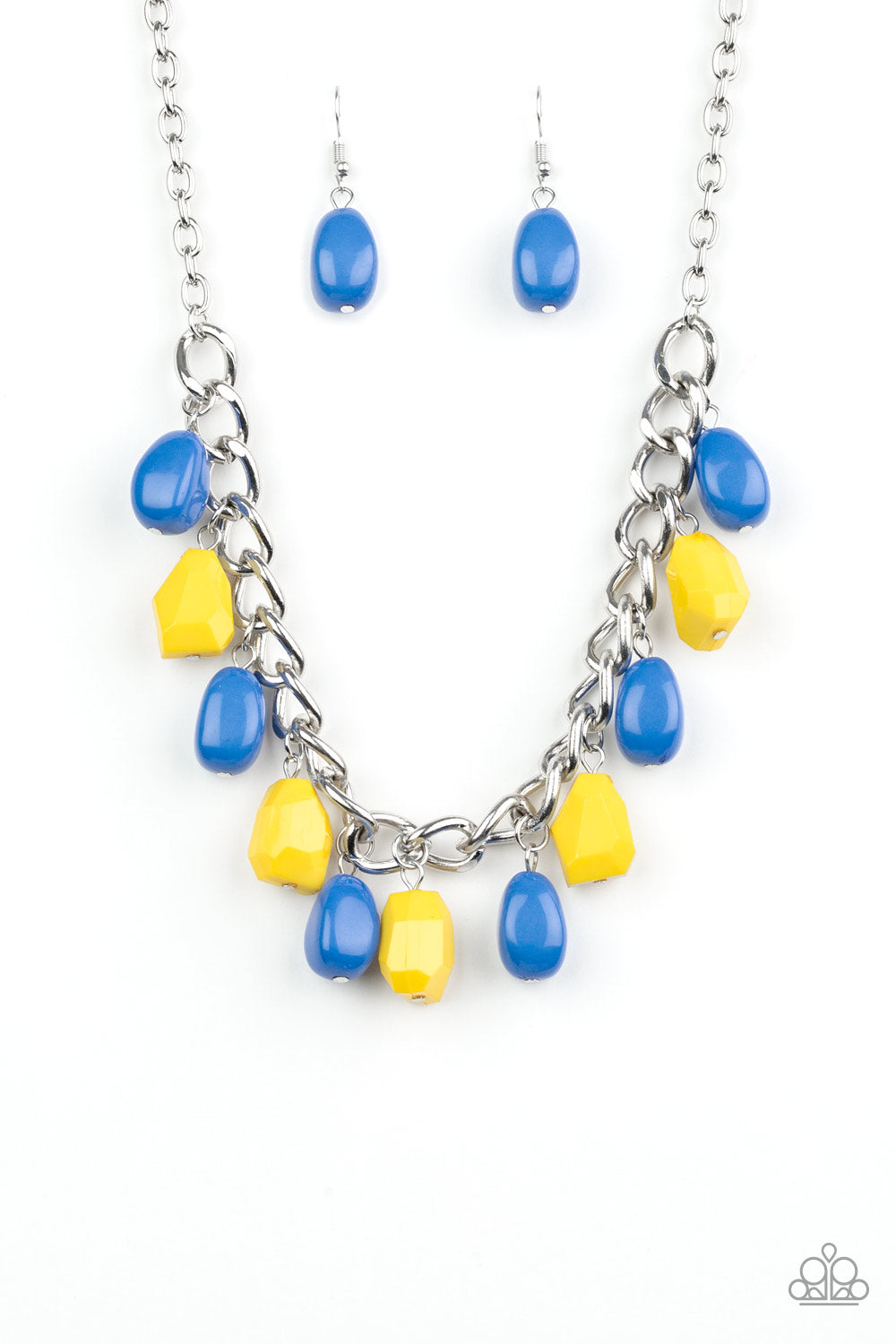 Take The COLOR Wheel! Multi Necklace - Paparazzi Accessories - jazzy-jewels-gems