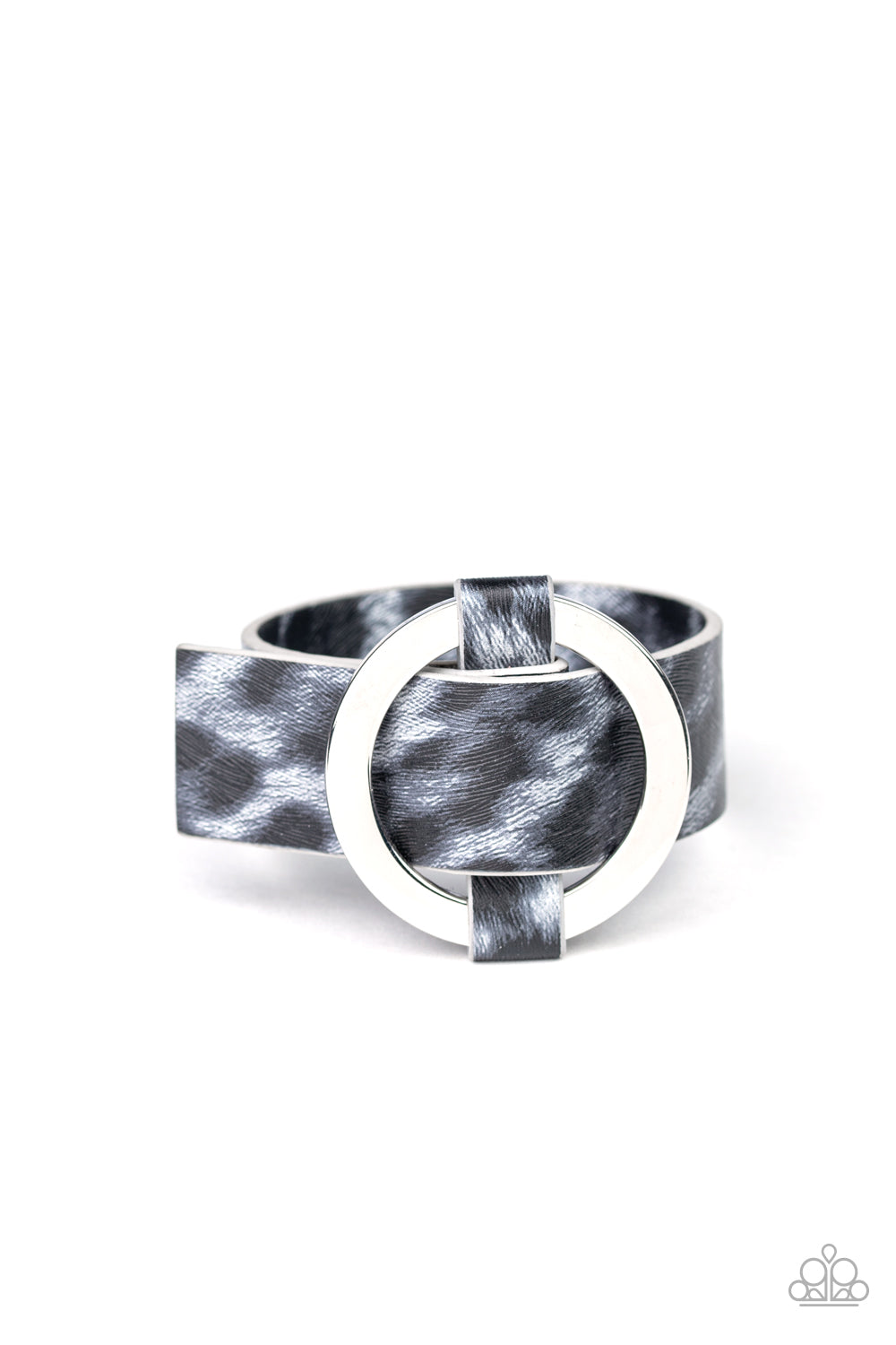 Jungle Cat Couture Silver Wrap Bracelet - Paparazzi Accessories