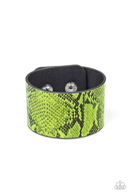 Its a Jungle Out There Green Wrap Bracelet - Paparazzi Accessories