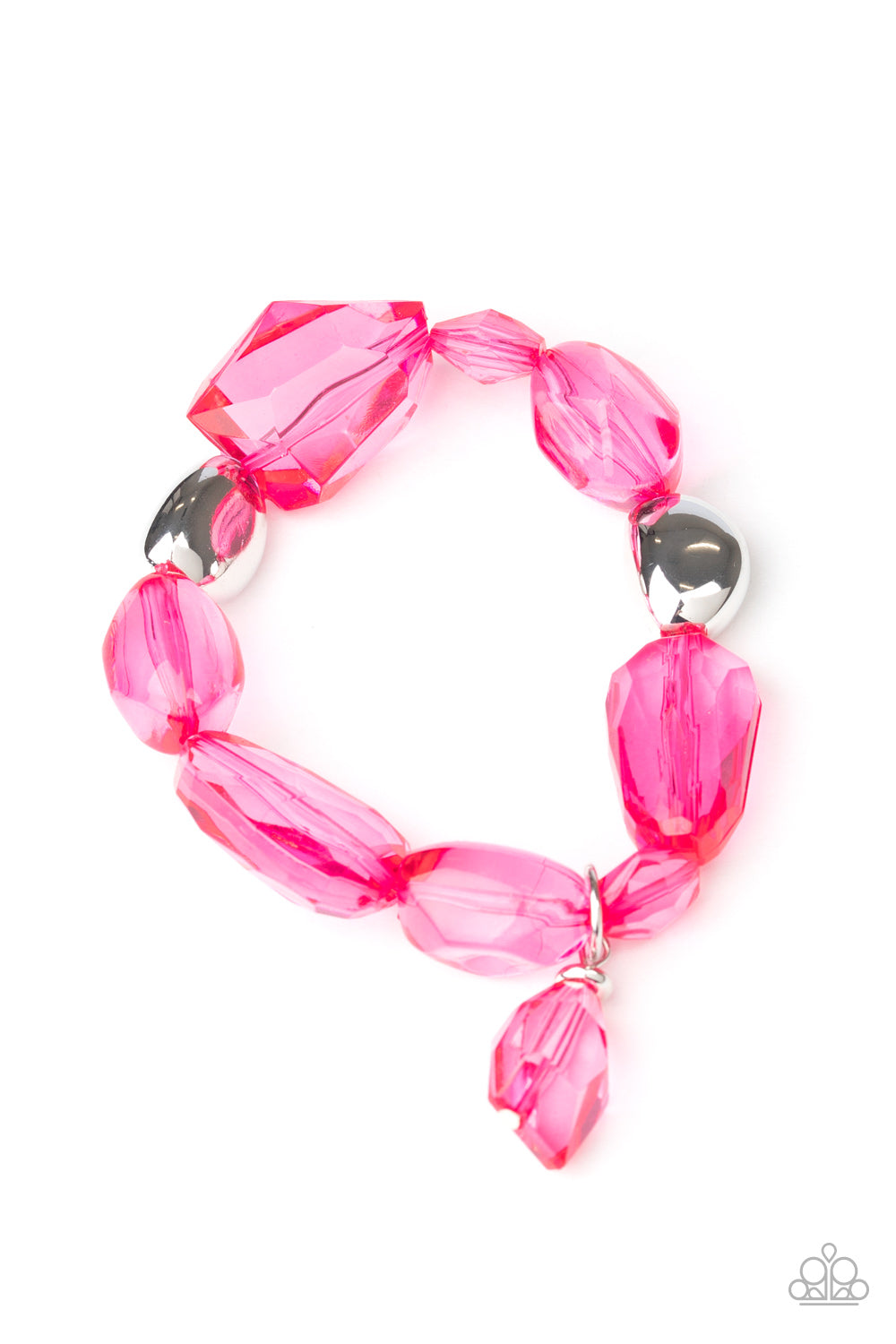 Gemstone Glamour Pink Bracelet - Paparazzi Accessories