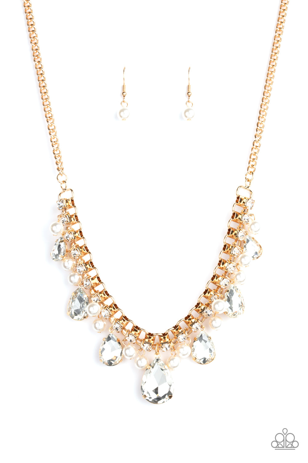Knockout Queen Gold Necklace - Paparazzi Accessories