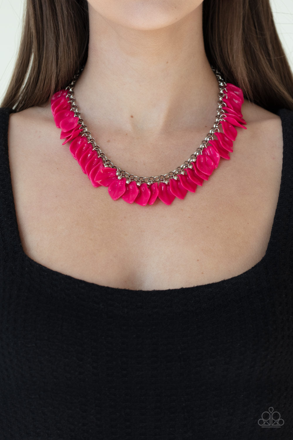 Super Bloom Pink Necklace - Paparazzi Accessories