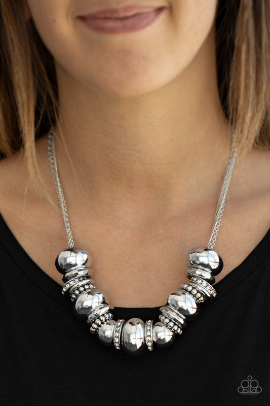 Only The Brave White Necklace - Paparazzi Accessories