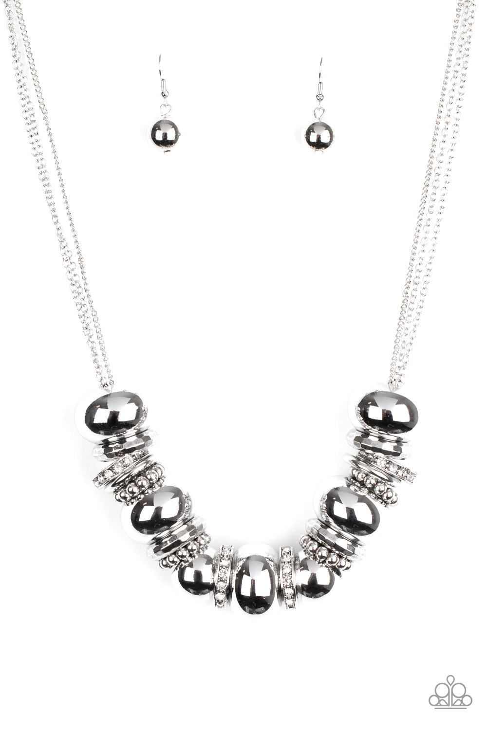 Only The Brave White Necklace - Paparazzi Accessories