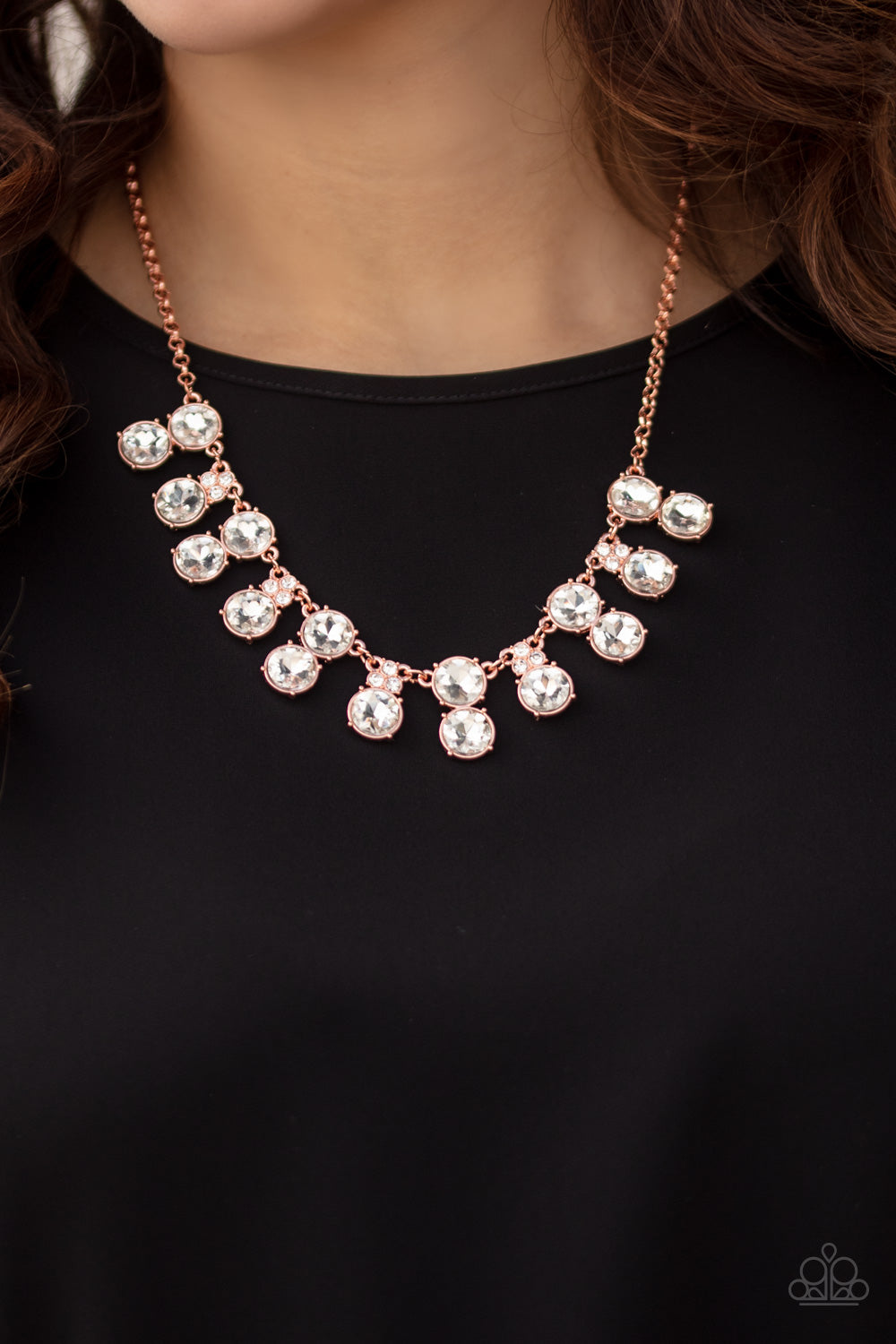 Top Dollar Twinkle Copper Necklace - Paparazzi Accessories