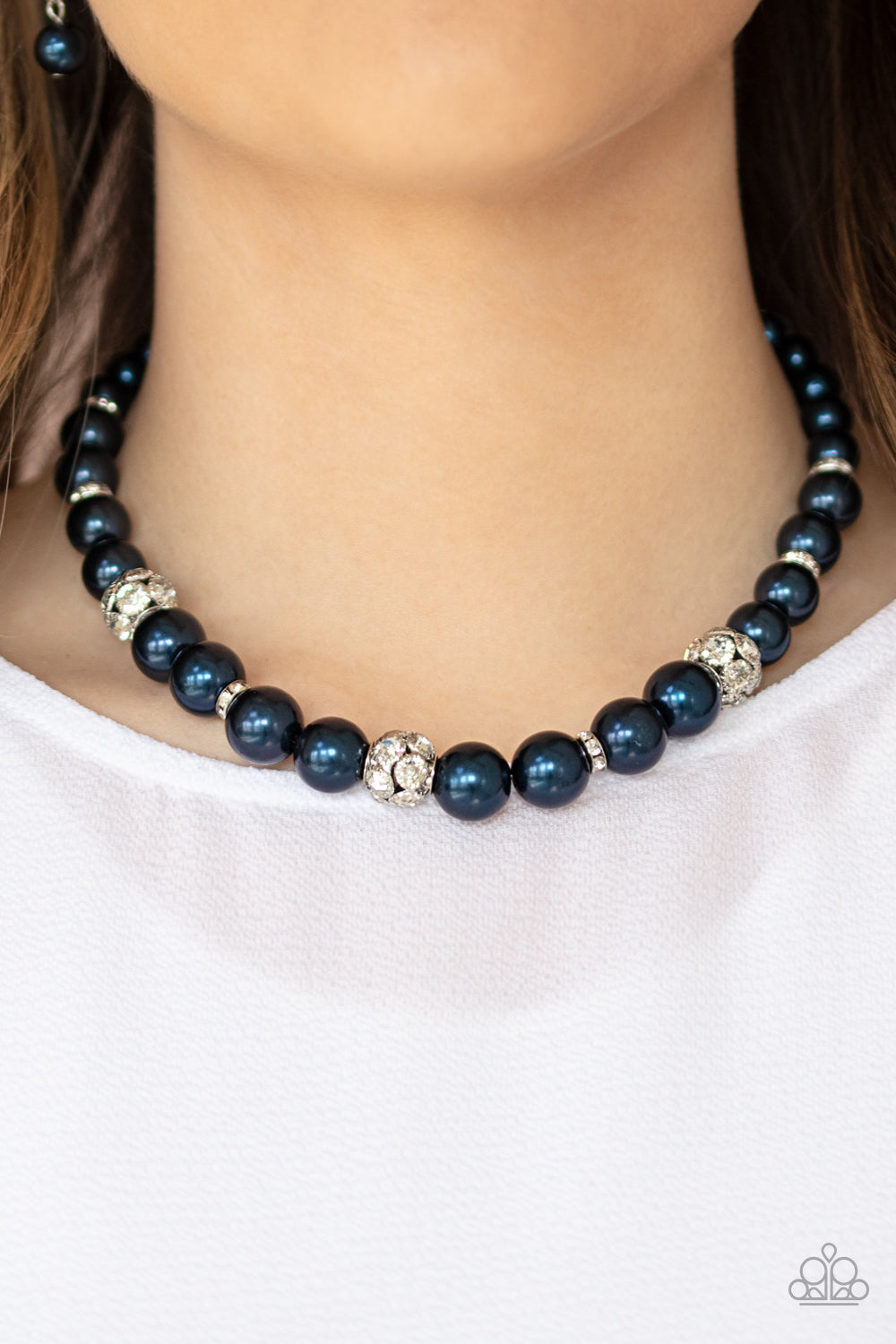 Rich Girl Refinement Blue Necklace - Paparazzi Accessories