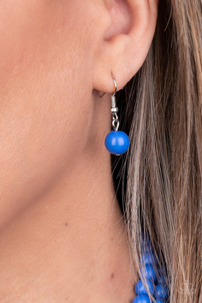 Beach Bauble Blue Necklace - Paparazzi Accessories