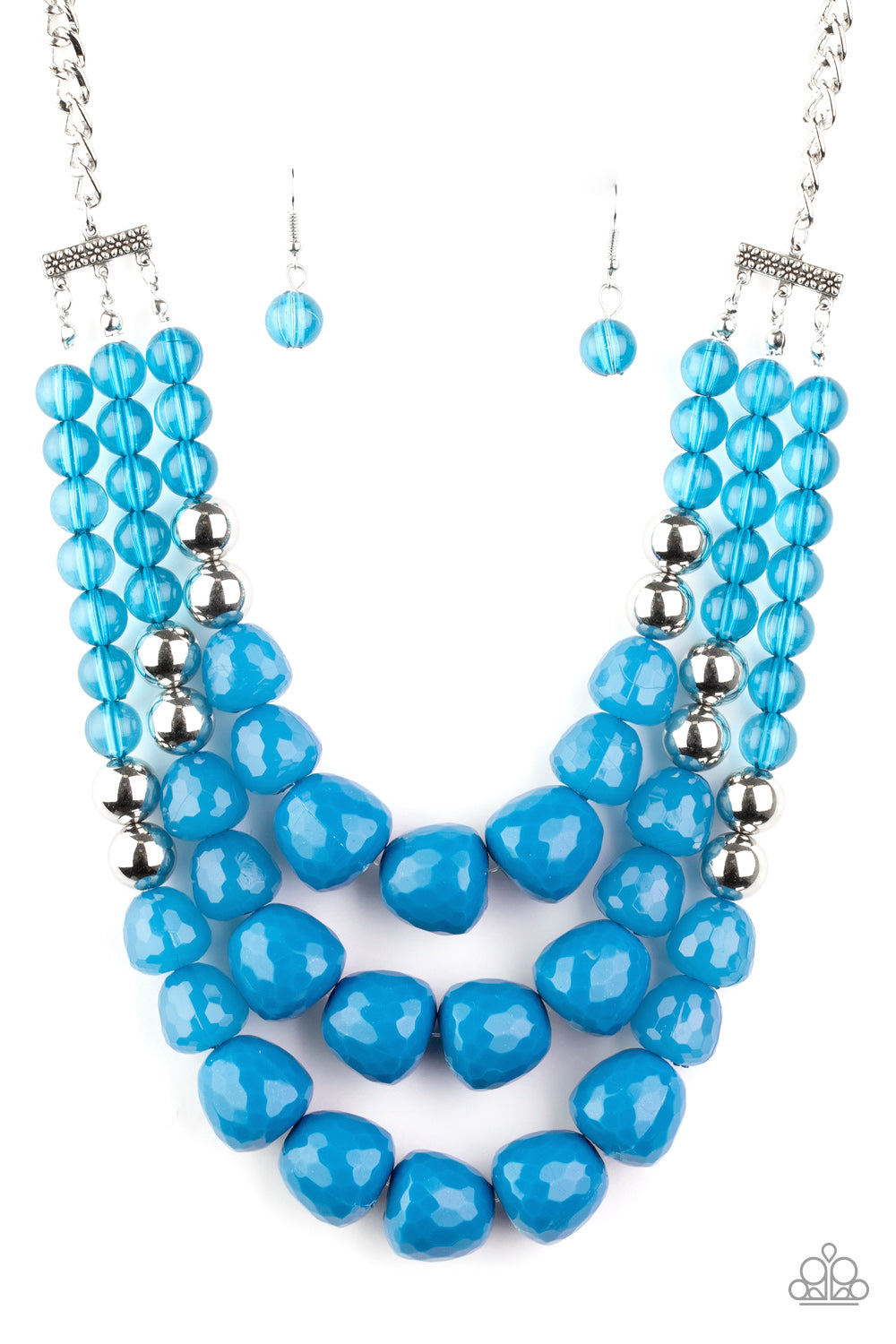 Forbidden Fruit Blue Necklace - Paparazzi Accessories
