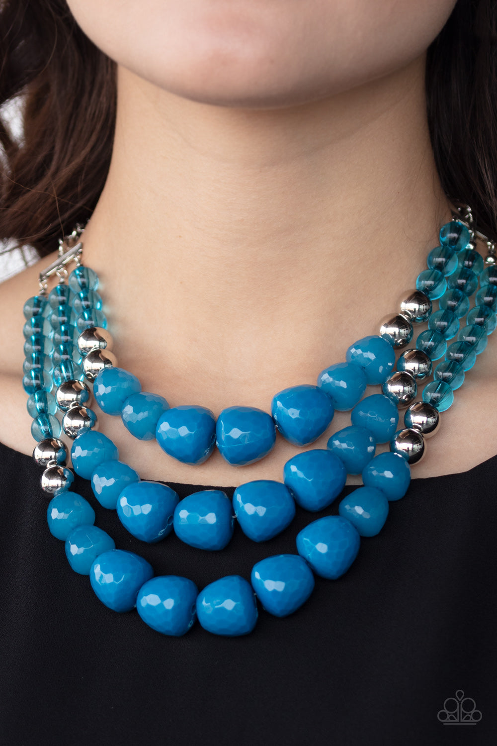 Forbidden Fruit Blue Necklace - Paparazzi Accessories