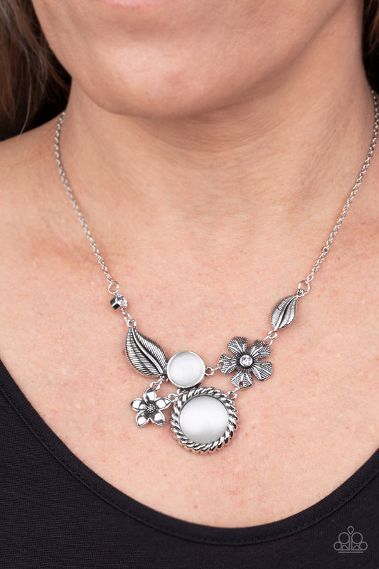 Exquisitely Eden White Necklace - Paparazzi Accessories