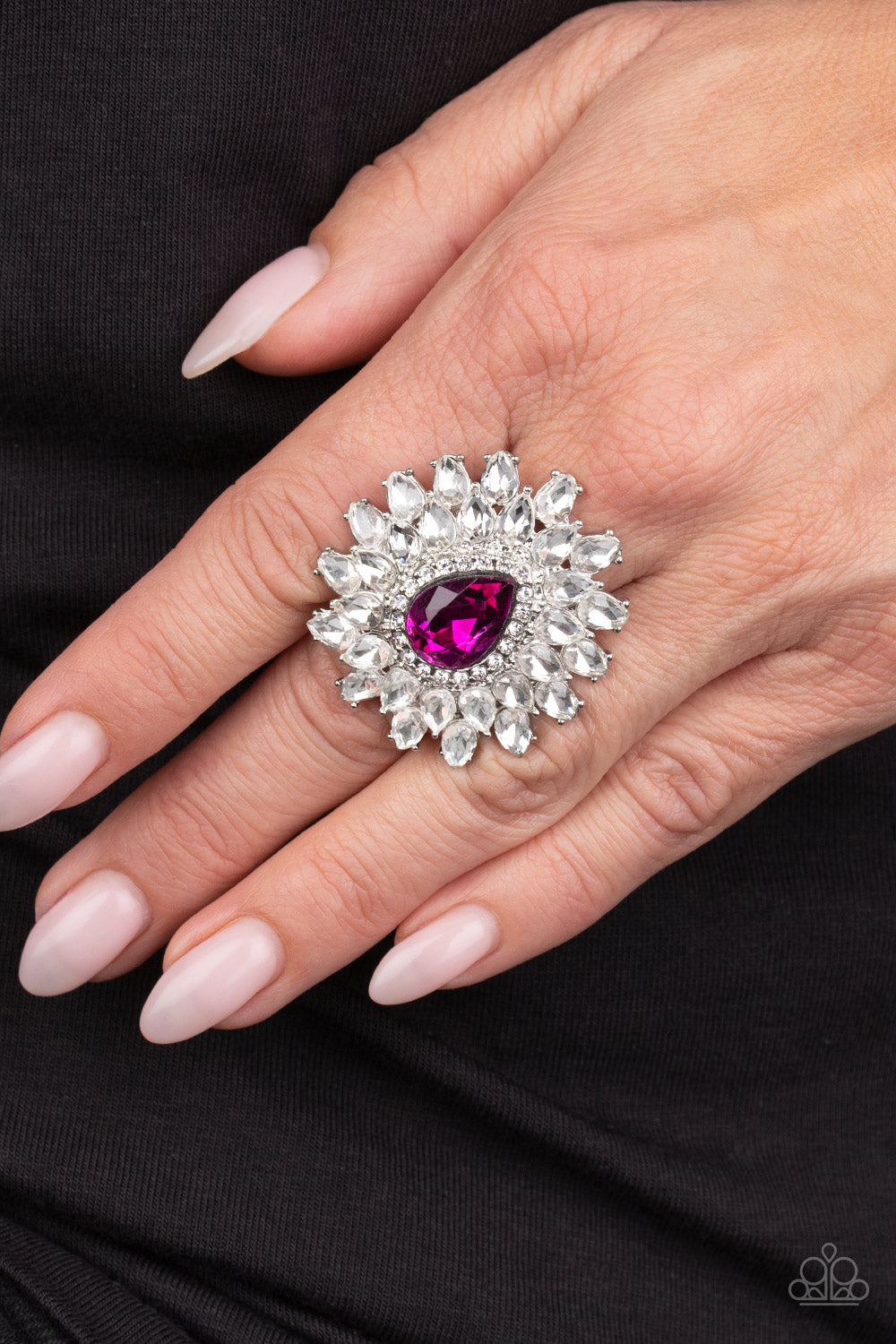 Whos Counting? Pink Ring - Paparazzi Accessories