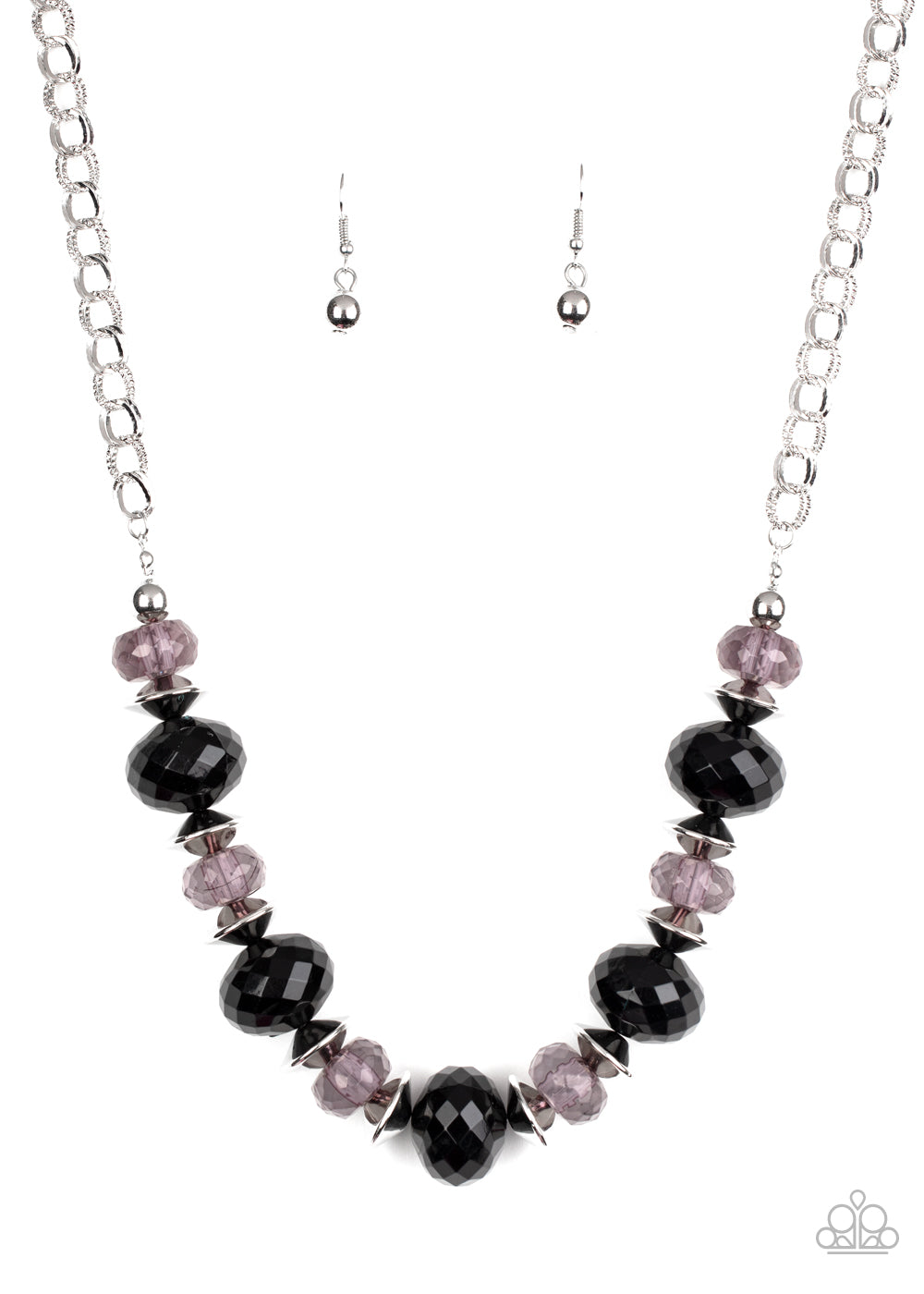 Hollywood Gossip Black Necklace - Paparazzi Accessories