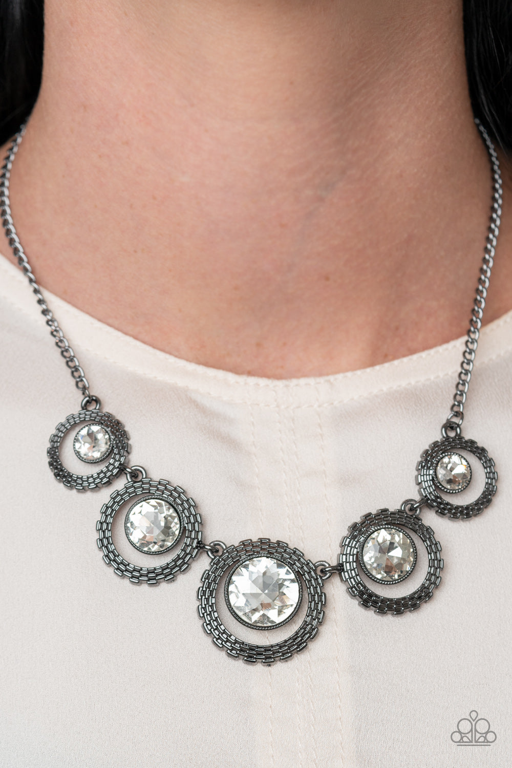 PIXEL Perfect Black Necklace - Paparazzi Accessories