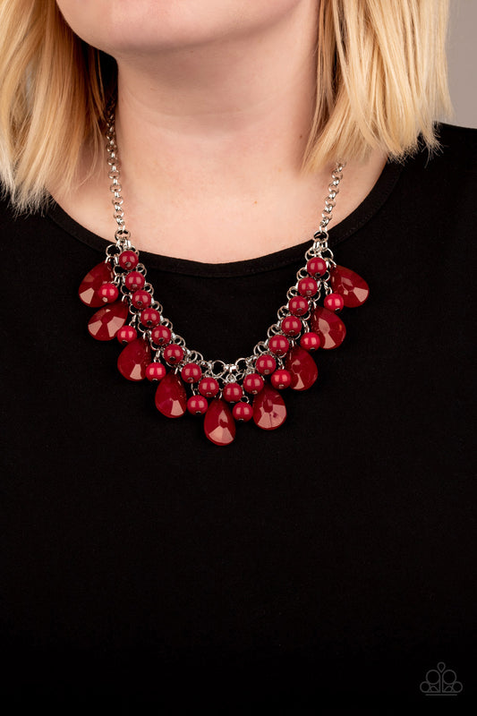 Endless Effervescence Red Necklace - Paparazzi Accessories