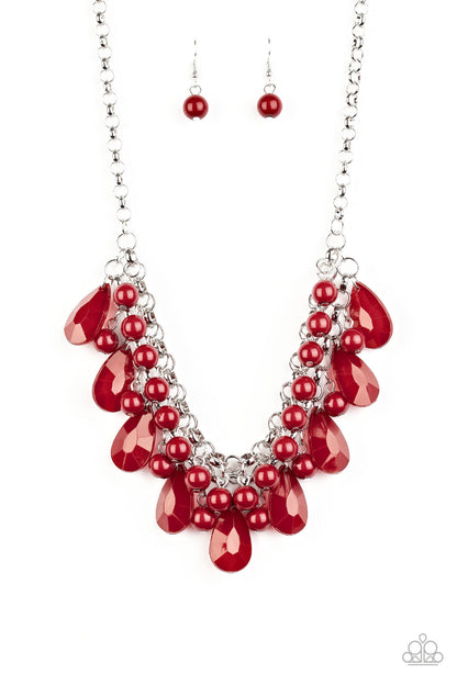 Endless Effervescence Red Necklace - Paparazzi Accessories