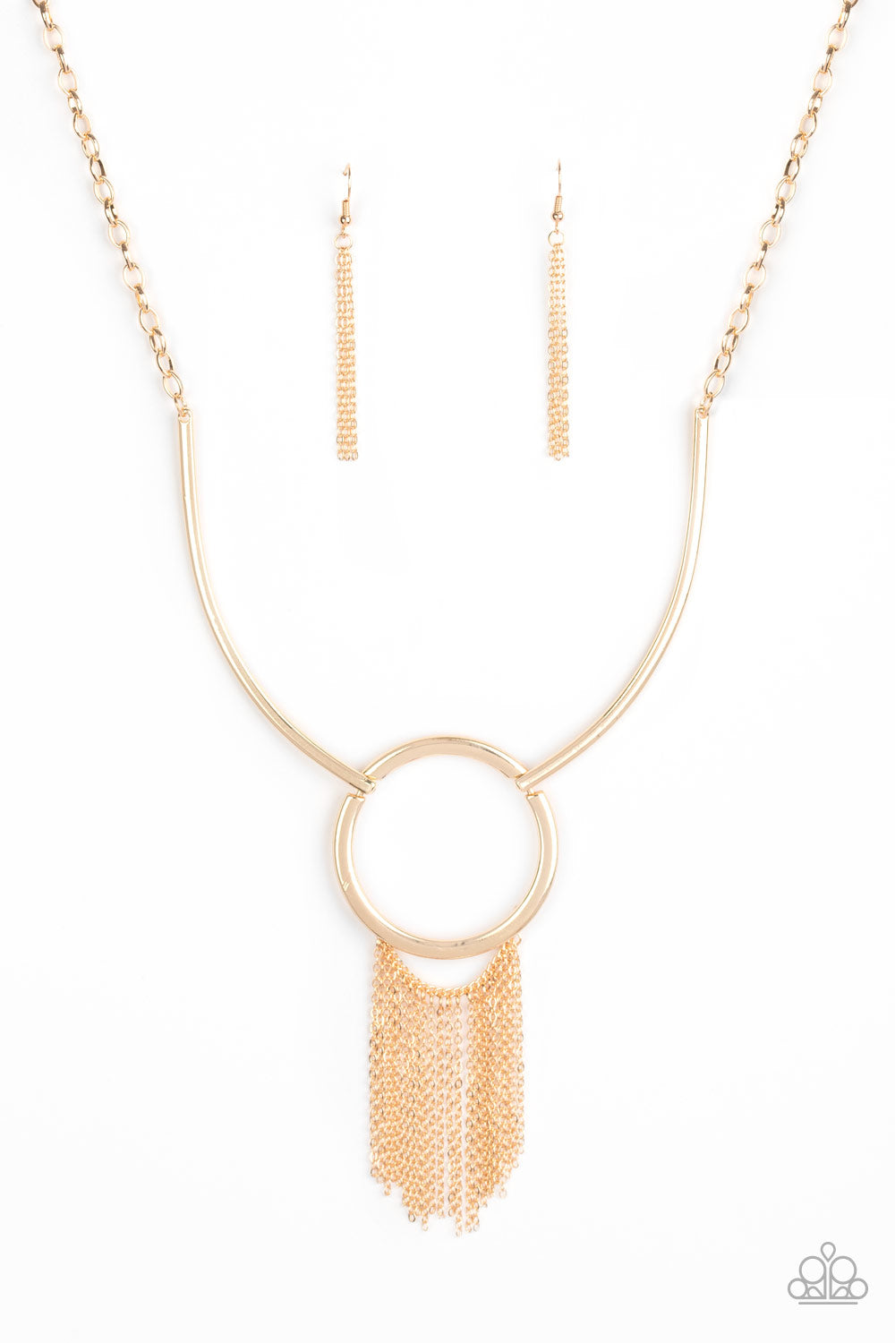 Pharaoh Paradise Gold Necklace - Paparazzi Accessories