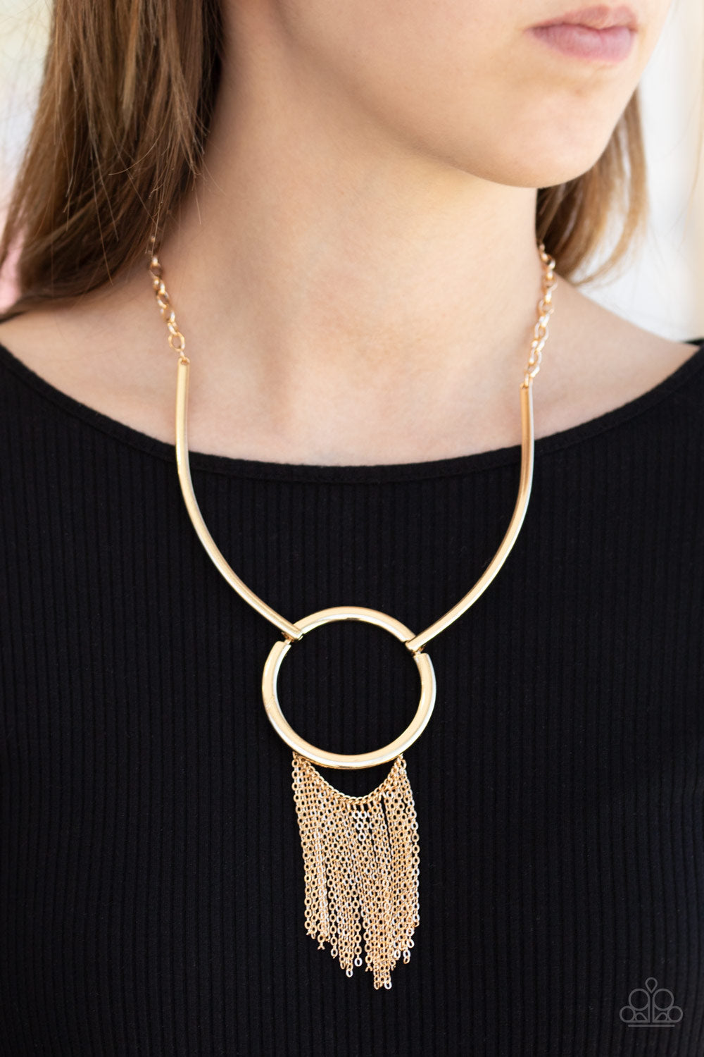 Pharaoh Paradise Gold Necklace - Paparazzi Accessories