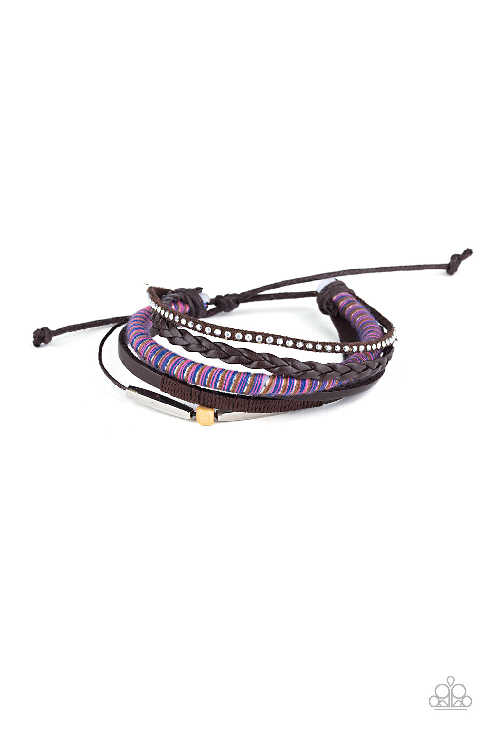Wander-Struck Brown Urban Bracelet - Paparazzi Accessories