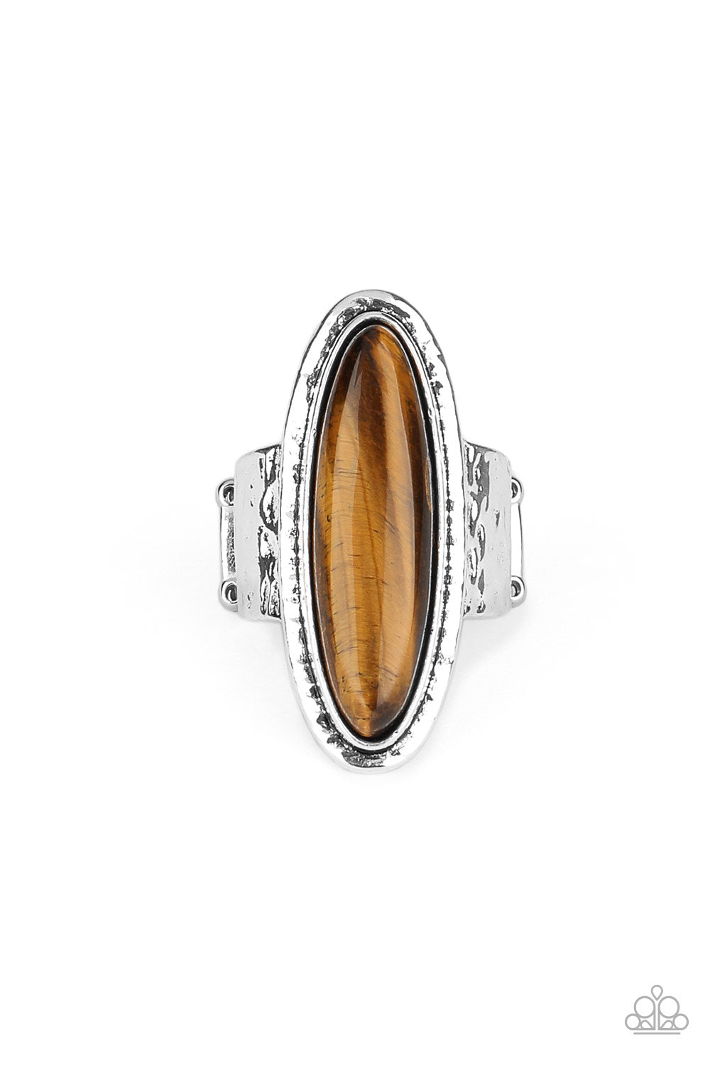 Stone Mystic Brown Ring - Paparazzi Accessories