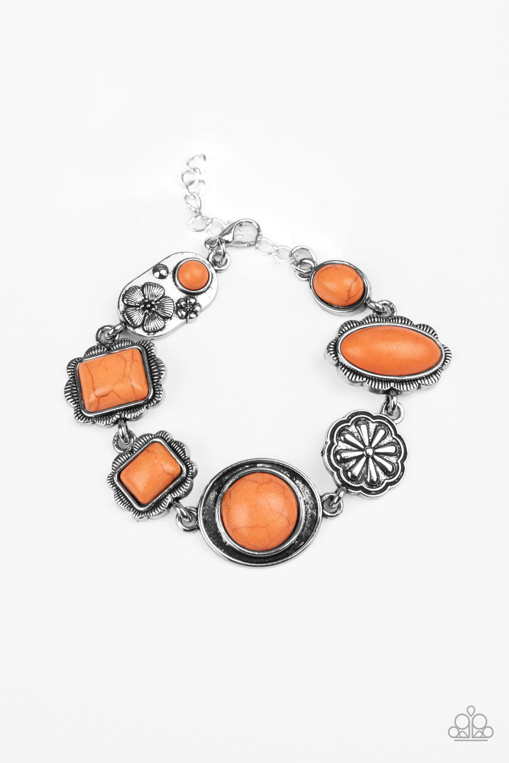 Gorgeously Groundskeeper Orange Bracelet - Paparazzi Accessories