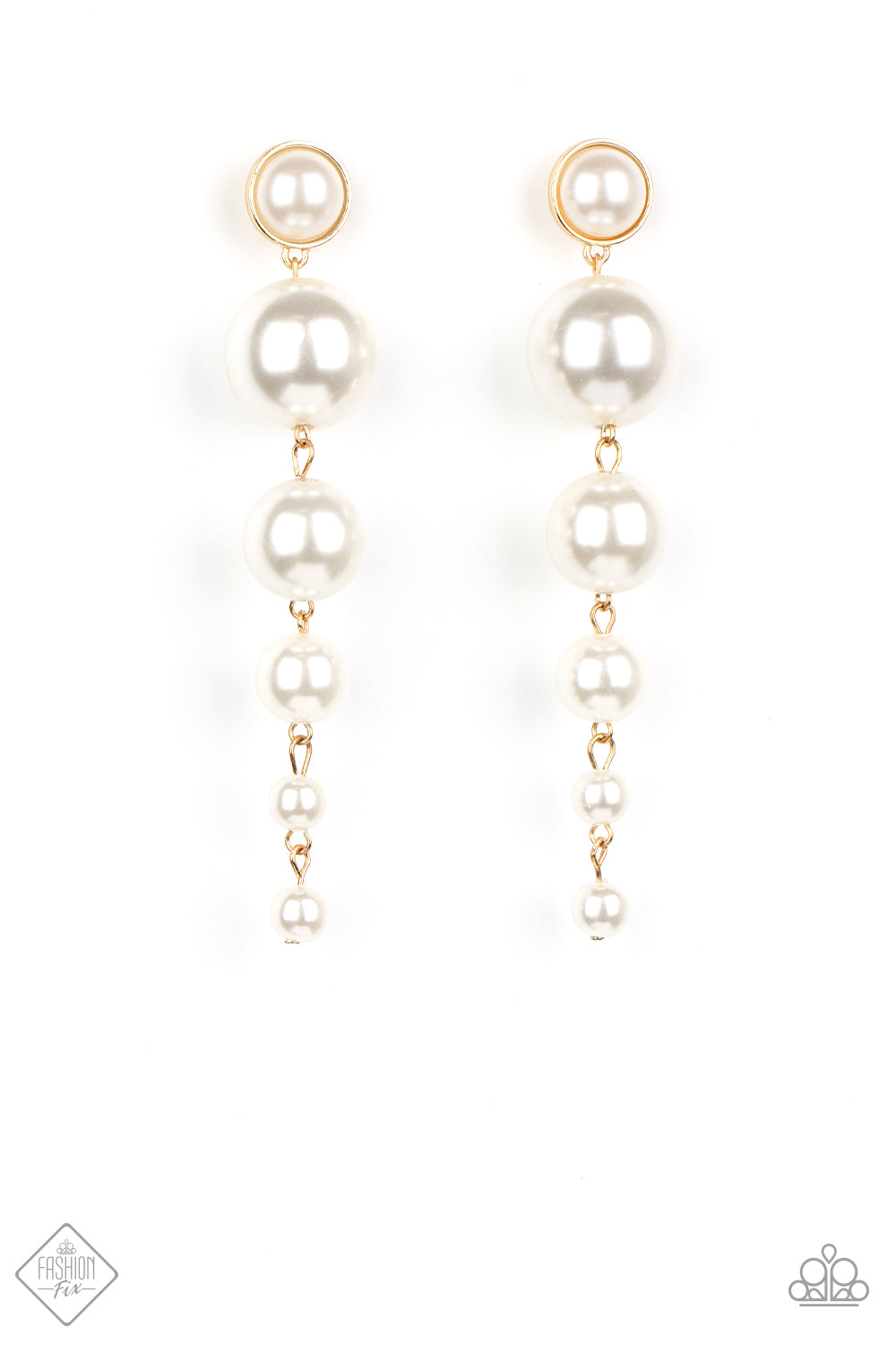 Living a WEALTHY Lifestyle Gold Earring - Paparazzi Accessories