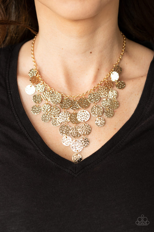 Spotlight Ready Gold Necklace - Paparazzi Accessories