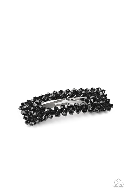 No Filter Black Hair Clip - Paparazzi Accessories