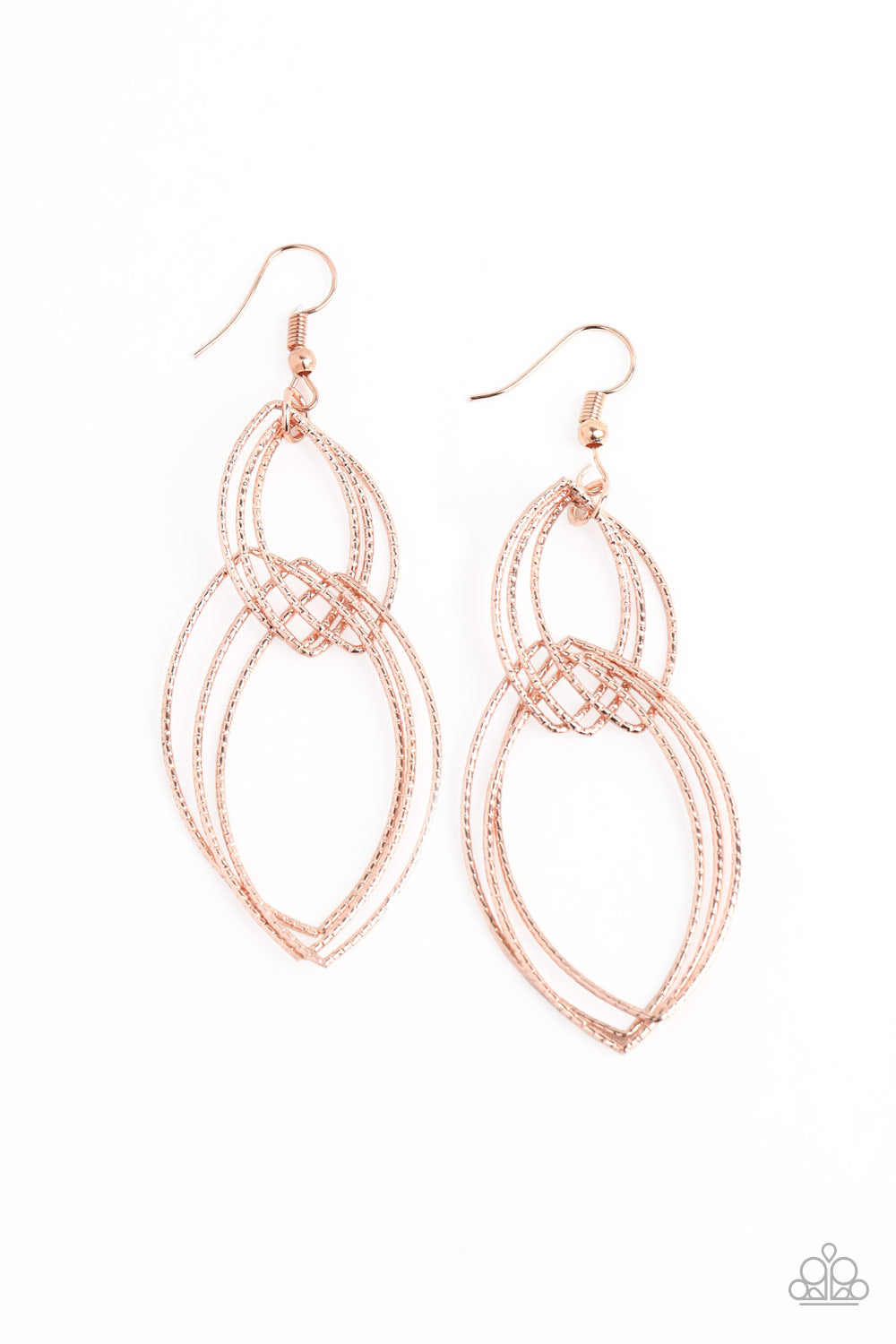 Endless Echo Rose Gold Earring - Paparazzi Accessories