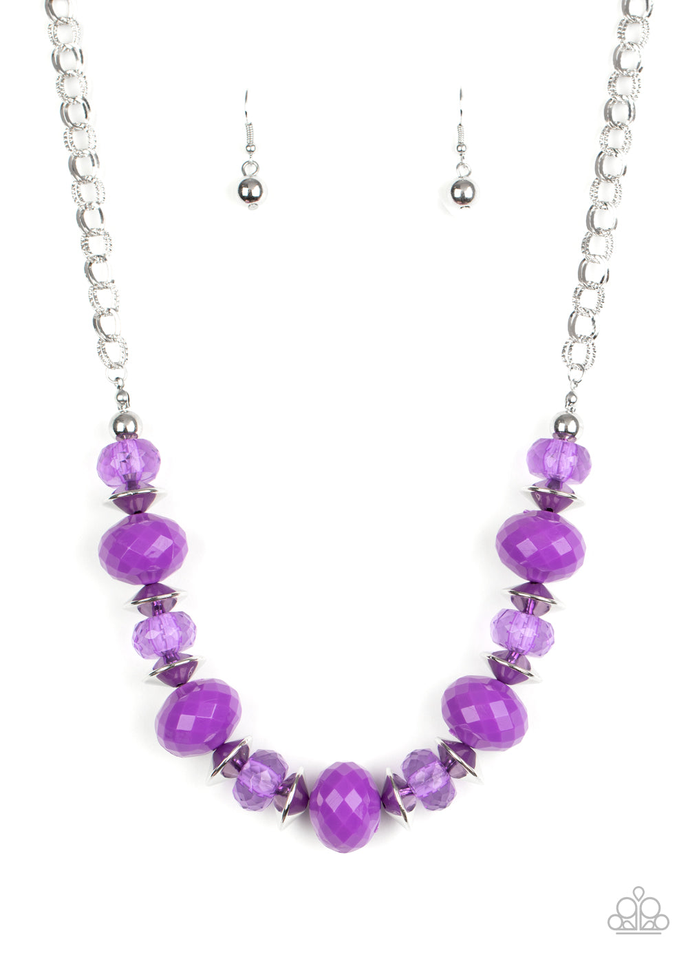 Hollywood Gossip Purple Necklace - Paparazzi Accessories