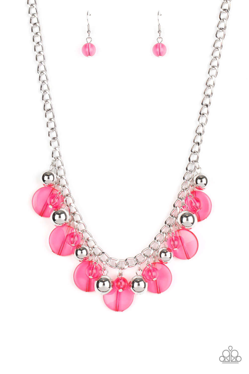 Gossip Glam Pink Necklace - Paparazzi Accessories