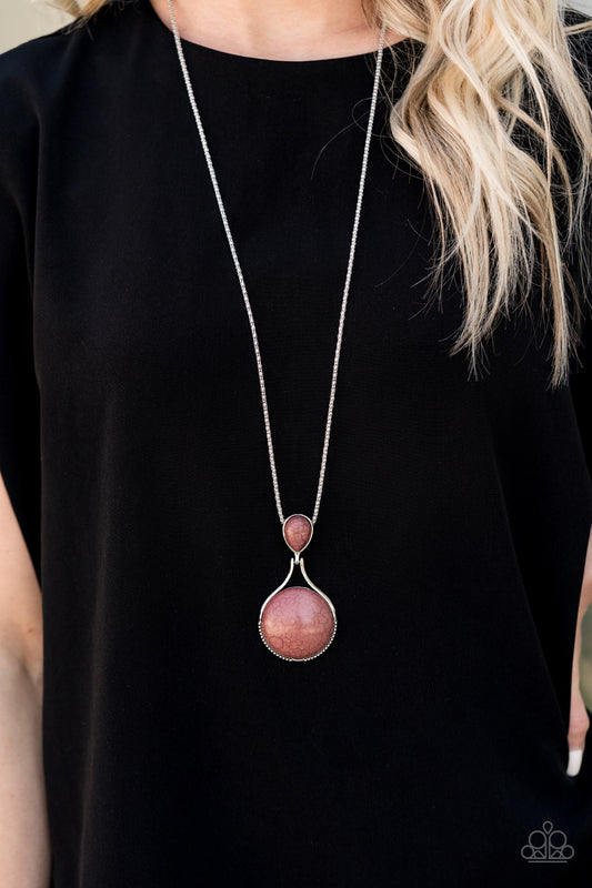 Desert Pools Brown Necklace - Paparazzi Accessories