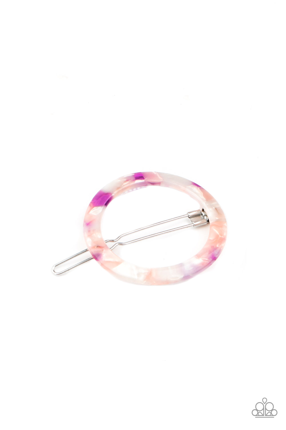In The Round Purple Hair Clip - Paparazzi Accessories
