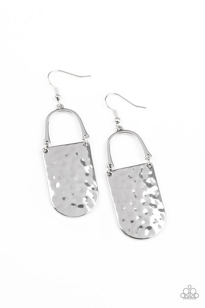 Resort Relic Silver Earring - Paparazzi Accessories