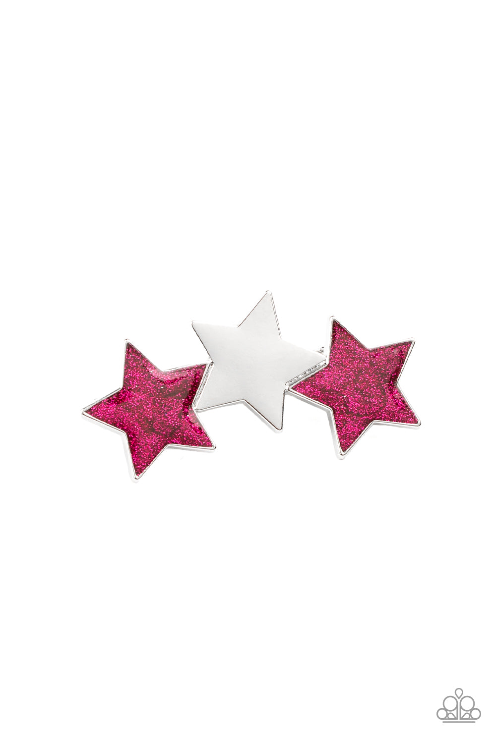 Dont Get Me STAR-ted! Pink Hair Clip - Paparazzi Accessories